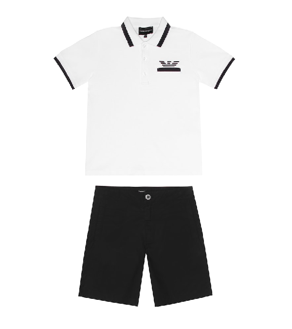 armani shorts set