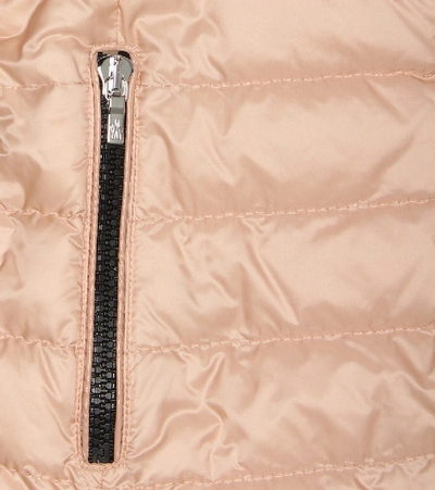 Shop Moncler Kakura Quilted Down Jacket In Pink