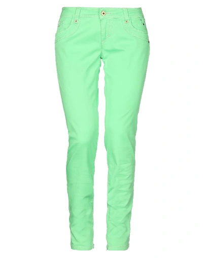 Shop D & G Casual Pants In Acid Green