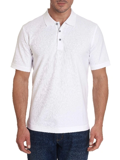 Shop Robert Graham Clyde Short Sleeve Shirt In White