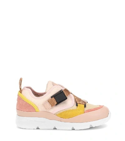 Shop Chloé Sonnie Sneakers In Pink