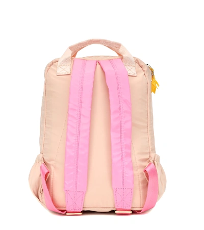 Shop Chloé Logo Backpack In Pink