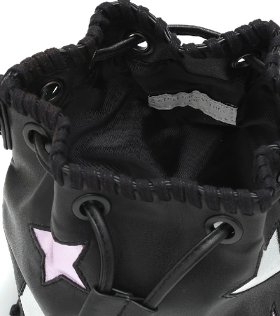 Shop Stella Mccartney Embellished Bucket Bag In Black
