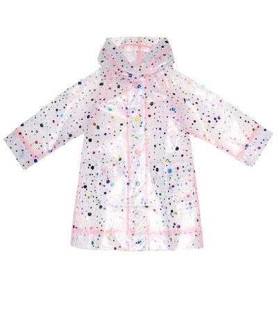 Shop Stella Mccartney Polka-dot Rain Coat In Multicoloured