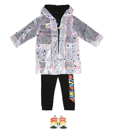 Shop Stella Mccartney Polka-dot Rain Coat In Multicoloured