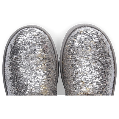 Shop Ugg Snowboots Classic Short Cosmos In Silver