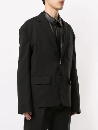 Shop Alexander Wang Casual Tailored Blazer In Black