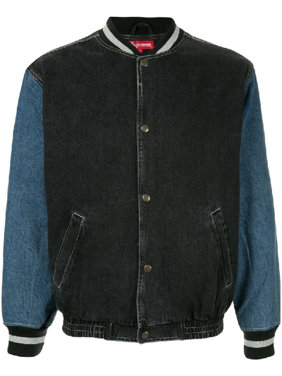 Supreme Denim Varsity Jacket - William Jacket