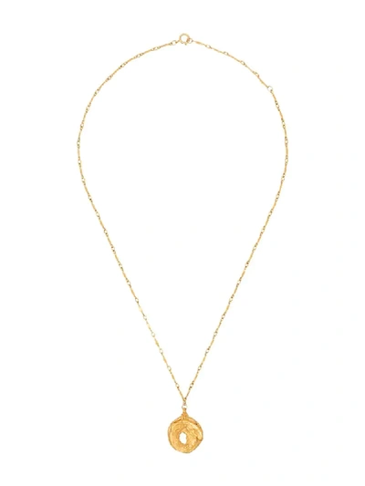 Shop Alighieri Halskette Mit 24kt Vergoldetem Anhänger In Gold