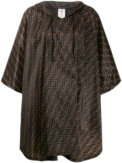 FF PRINT FLARED CAPE