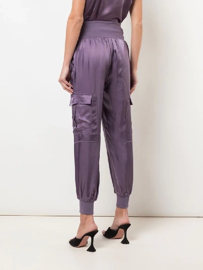 Shop Cinq À Sept Giles Trousers In Purple