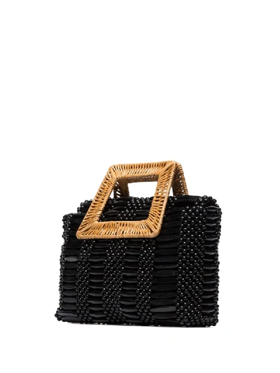 Shop Aranaz Cerise Handbag In Black