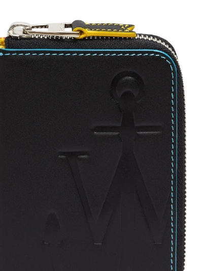 Shop Jw Anderson Anchor Logo Medium Wallet In Black