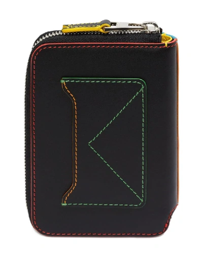 Shop Jw Anderson Anchor Logo Medium Wallet In Black