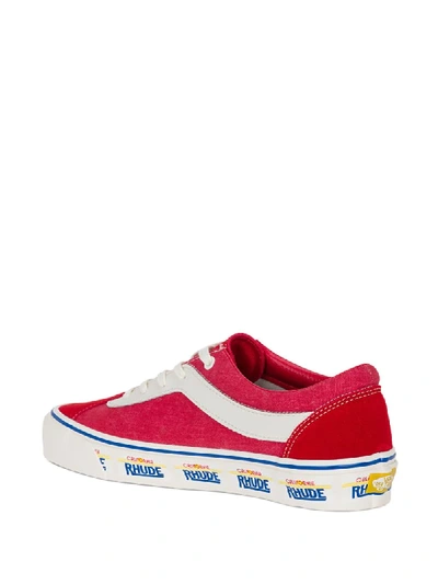 Shop Vans X Rhude Sneakers In Red