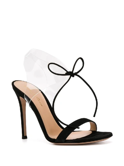 Shop Gianvito Rossi Estelle Pvc Sandals In Black