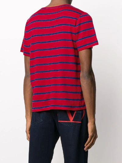 Shop Gucci X Disney Striped T In Red