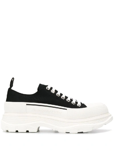 Shop Alexander Mcqueen Chunky Sole Sneakers In Black