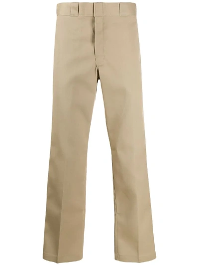 Shop Dickies Construct Straight-leg Tailored Trousers In Neutrals
