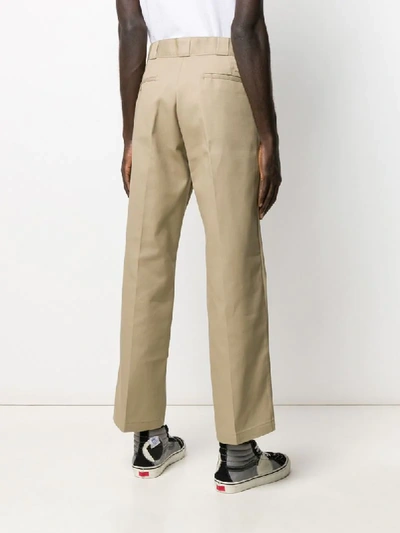 Shop Dickies Construct Straight-leg Tailored Trousers In Neutrals