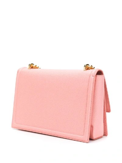 Shop Ferragamo Vara Bow Crossbody Bag In Pink