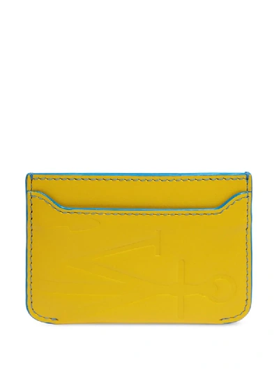 Shop Jw Anderson Anchor Logo Cardholder In Yellow