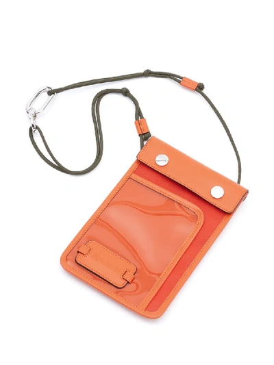 Shop Jw Anderson Pulley Pouch In Orange