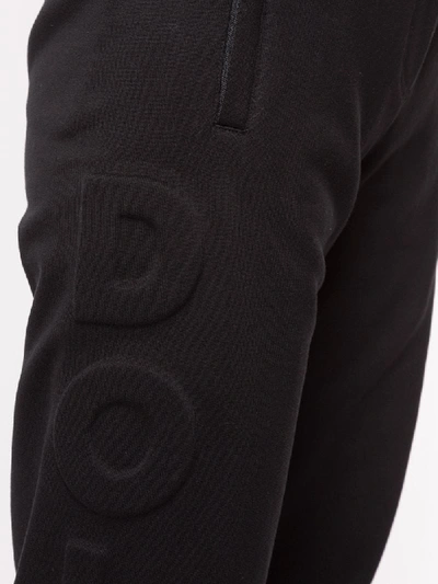 Shop Dolce & Gabbana 3d Logo Track Trousers In Black