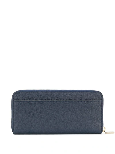 Shop Kate Spade Logo Wallet In Blue