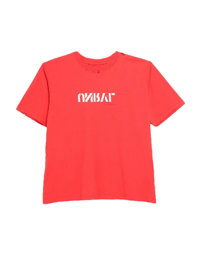 Shop Ben Taverniti Unravel Project Man T-shirt Red Size Xs Cotton