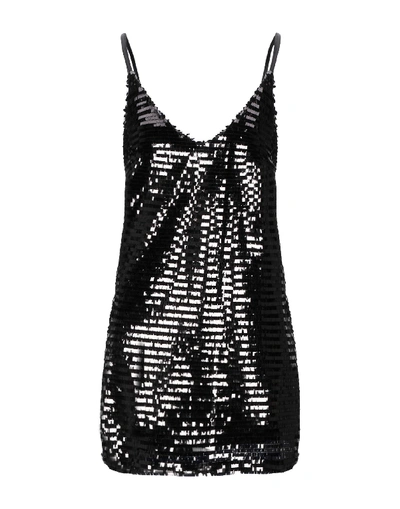 Shop Chiara Ferragni Woman Mini Dress Black Size M Polyester