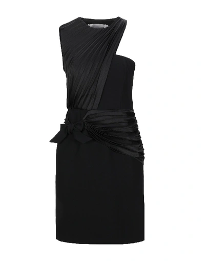 Shop Victoria Victoria Beckham Short Dresses In Black