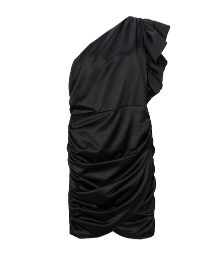 Shop Ainea Short Dress In Black