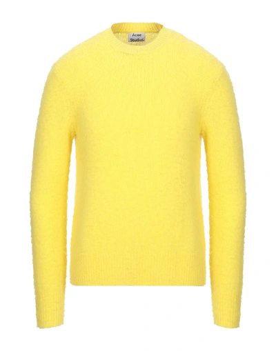 Shop Acne Studios Sweaters In Yellow