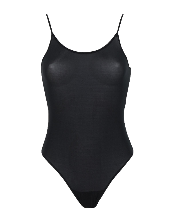 girls black bodysuit