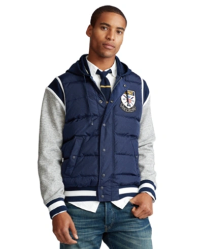 Polo ralph lauren hot sale paneled down hoodie