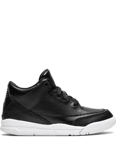 Jordan High Top  3 Retro Bp Sneakers In Black