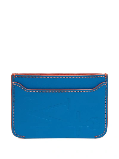 Shop Jw Anderson Anchor Logo Cardholder In Blue