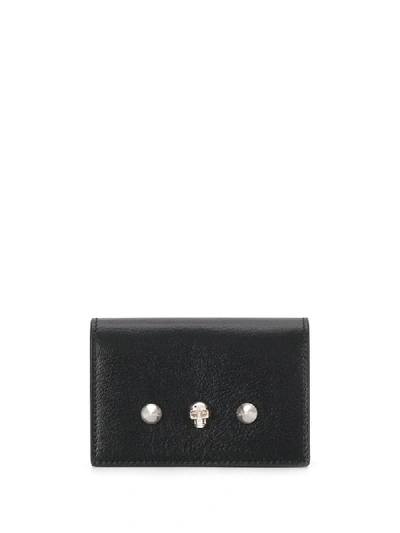 Shop Alexander Mcqueen Skull Cardholder In Black