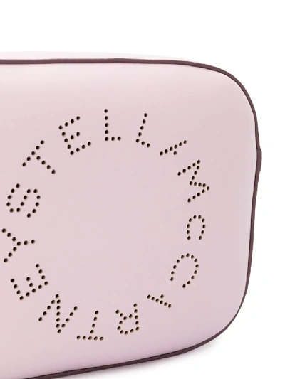 Shop Stella Mccartney Stella Logo Crossbody Bag In Purple