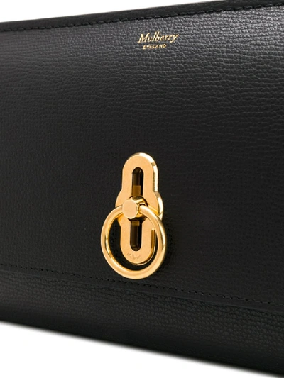 Shop Mulberry Amberley Clutch Bag In Black