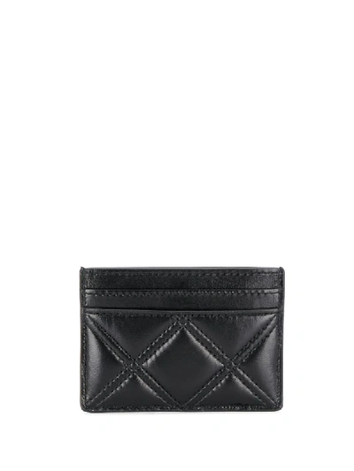 Shop Marc Jacobs The Softshot Quilted Card Case In Black