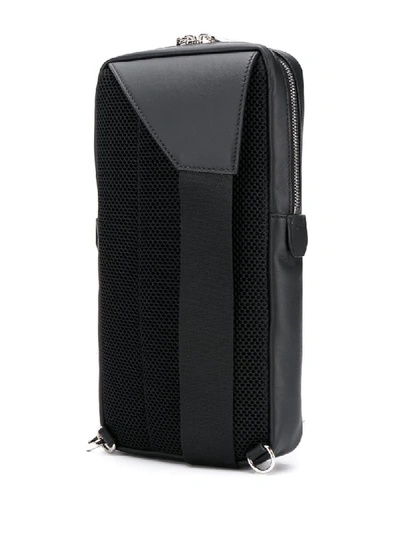 Shop Fendi Ff Motif One-shoulder Backpack In Black