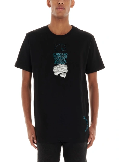 Shop Off-white Dripping Arrows T-shirt In Black