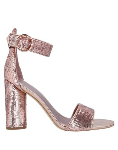 Shop Guess Sandals In Pink