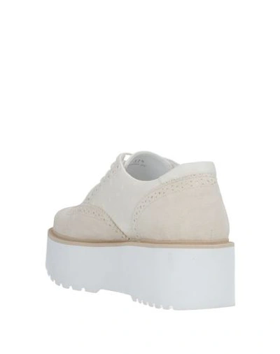 Hogan Lace-up Shoes In White