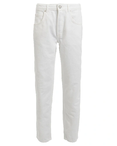 Shop Boyish Jeans The Bailey High-rise Jeans In White