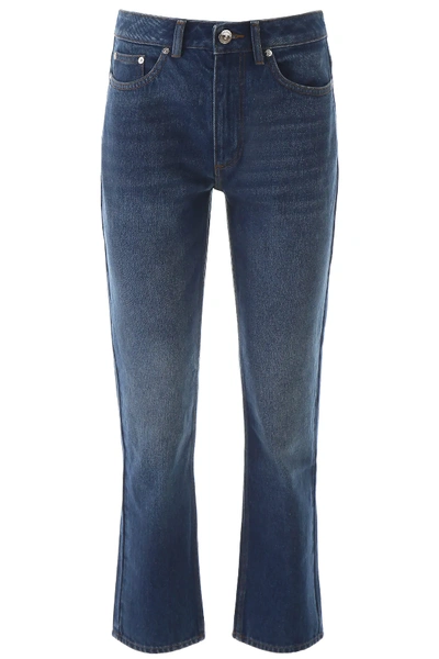 Shop Burberry Jeans With Chain In Blue