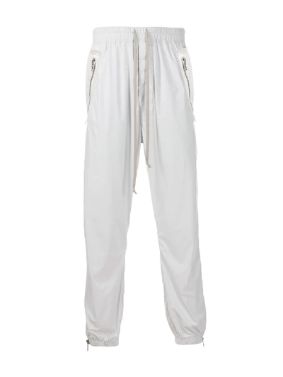 Shop Rick Owens Parachute Track Pants In White