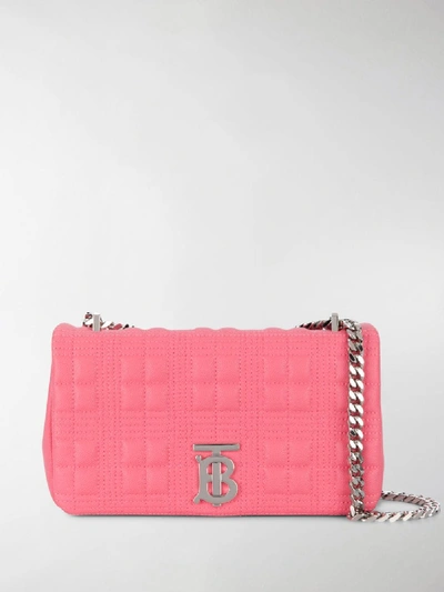 Shop Burberry Small Lola Cross Body Bag In Pink
